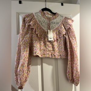 Love shack fancy blouse